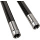 Tubos de horquilla — 49.00 mm diámetro, 581.03 mm longitud, Negro