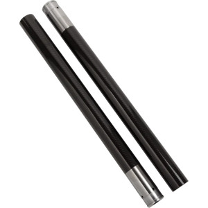 Fork Tubes — 49.00 mm (1.93″) diameter, 622.30 mm (24.50″) length, Black