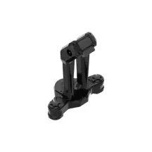 Riser + Triple Tree — Anodized Black, Kit