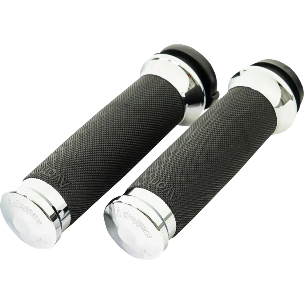 Puños County Line — 25,4 mm (1\") diámetro del manillar, cromado