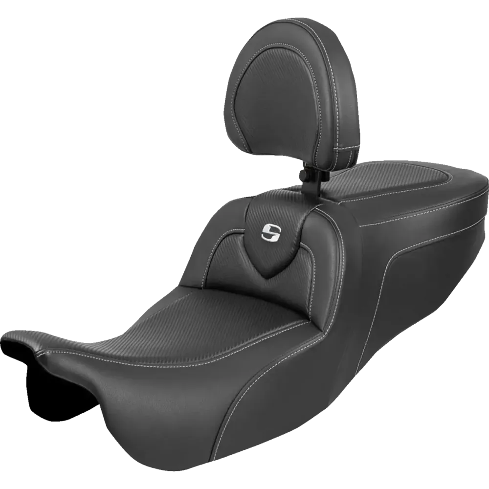 Asiento RoadSofa™ — 78.5 cm total, conductor 39.5×39.5 cm, Negro