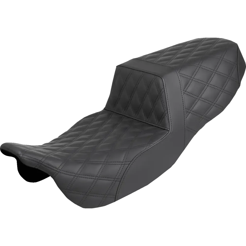 Asiento Step-Up — 78,5 cm total, conductor 40×33 cm, respaldo lumbar 5,5", Negro