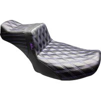 Asiento Tailwhip Daddy Long Legs — 11-1/2" de ancho, 6" de soporte trasero, Negro, Morado