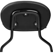 3-Point Sissy Bar Pad Bracket — 6.5" x 4", Black