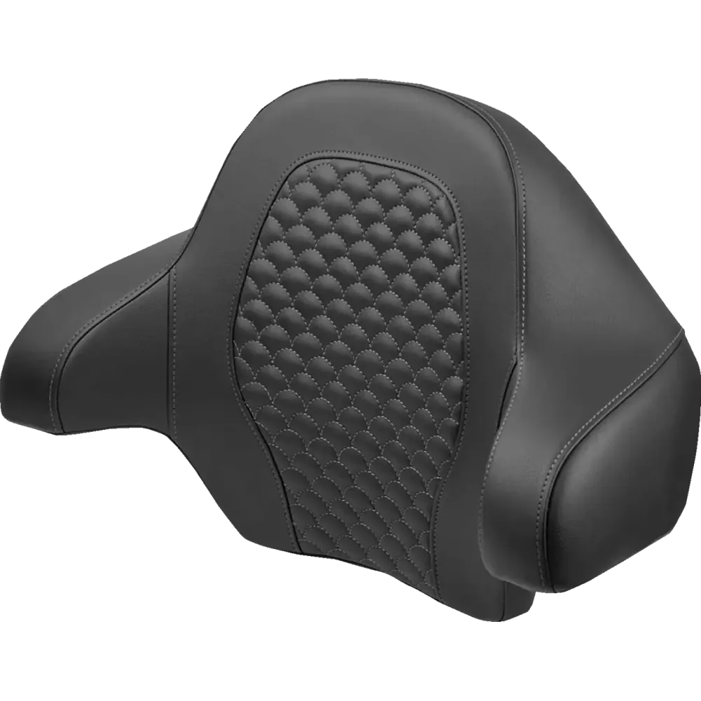Dragon Scale Tour Pak Backrest Pad — Black, Gray
