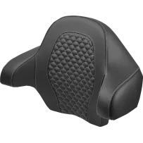 Dragon Scale Tour Pak Backrest Pad — Black, fits King Tour Pak