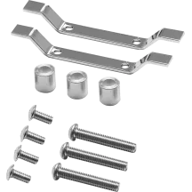 Mini Contour Sissy Bar Pad — 25.5 cm x 20.5 cm, fits late model H-D Touring & M8 Softail three-hole uprights