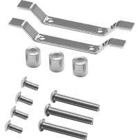 Mini Contour Sissy Bar Pad — 25.5 cm x 20.5 cm, fits late model H-D Touring & M8 Softail three-hole uprights