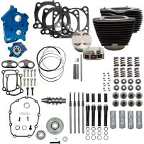 124" Power Package — 124" displacement, bore 4.250", stroke 4.375", Black Granite