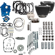 128\" Power Package — 128\" displacement, bore 4.250\", stroke 4.500\", Black Granite