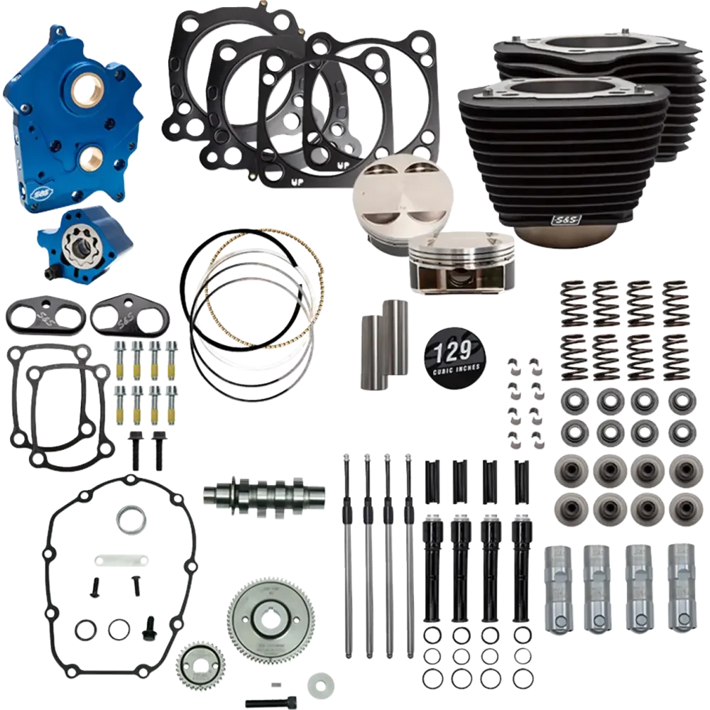 129" Power Package for M8 — 4.32" bore, 4-3/8" stroke, 11.0:1 compression