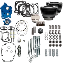 132" Power Package for M8 — 4.5" stroke, 4.32" bore, Black Granite