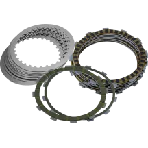 Clutch Kit — Carbon fiber friction plates, steel drive plate