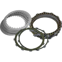 Clutch Kit — Carbon fiber friction plates, steel drive plate