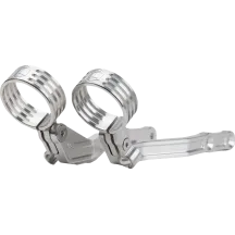 REVO ARC Billet Remote Reservoir External Mounts — Remote reservoir, Pair, Clear