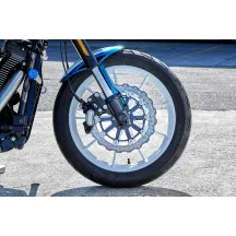 Front Steel Fender — 2.5 mm steel, 110/90-19, Raw