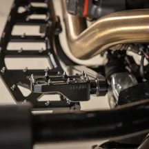 Pedal de freno Aggressor — 3.25" x 1.675", compatible solo con Adjustable Bagger Brake Arm, negro