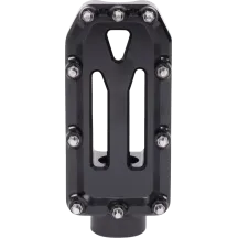 Pedal de freno Aggressor — 3.25" x 1.675", compatible solo con Adjustable Bagger Brake Arm, negro