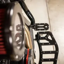 Pedal de freno Aggressor — 3.25" x 1.675", compatible solo con Adjustable Bagger Brake Arm, negro