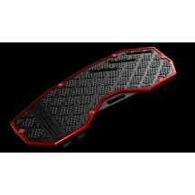 Reposapiés — Negro, rojo, atornillable