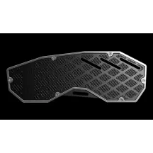 Reposapiés — Montaje atornillado, negro