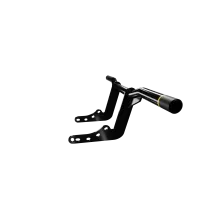 Barra protectora para motocicleta — Negro, Aluminio, montaje atornillado