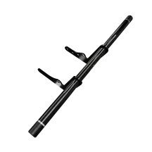 Barra de protección para motocicleta — Montaje en chasis atornillado, negro