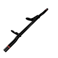 Barra de protección para motocicleta — Negro, montaje atornillado