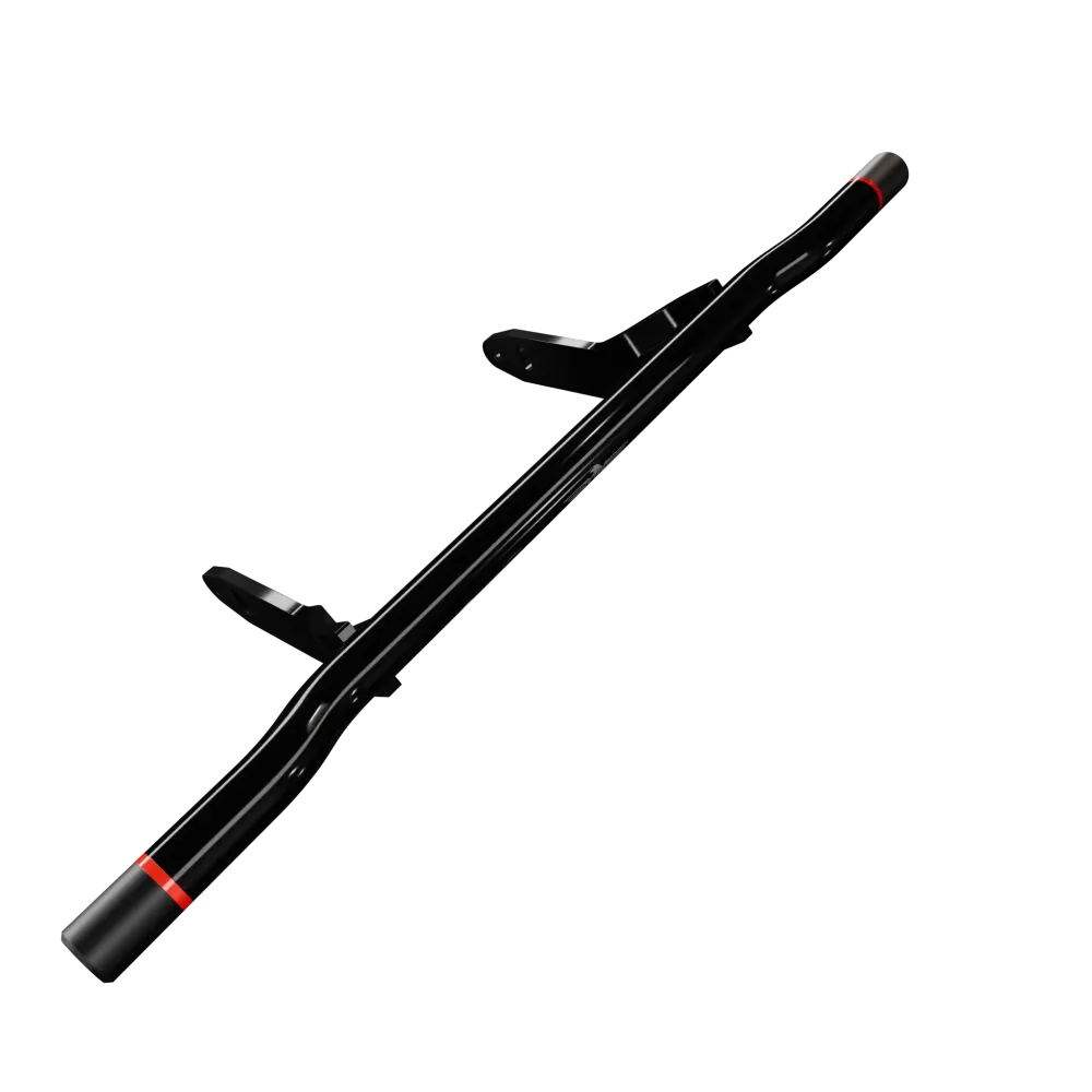 Barra de protección para motocicleta — Negro, montaje atornillado