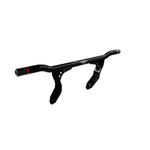 Barra de protección para motocicleta — Negro, montaje atornillado