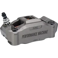 Pinza Delantera de Montaje Radial Serie Race con Tecnología ARC — 4 pistones, rotor 0.200 in, espaciado de pernos 108 mm, Gris/G