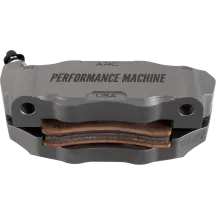 Pinza Delantera de Montaje Radial Serie Race con Tecnología ARC — 4 pistones, rotor 0.200 in, espaciado de pernos 108 mm, Gris/G