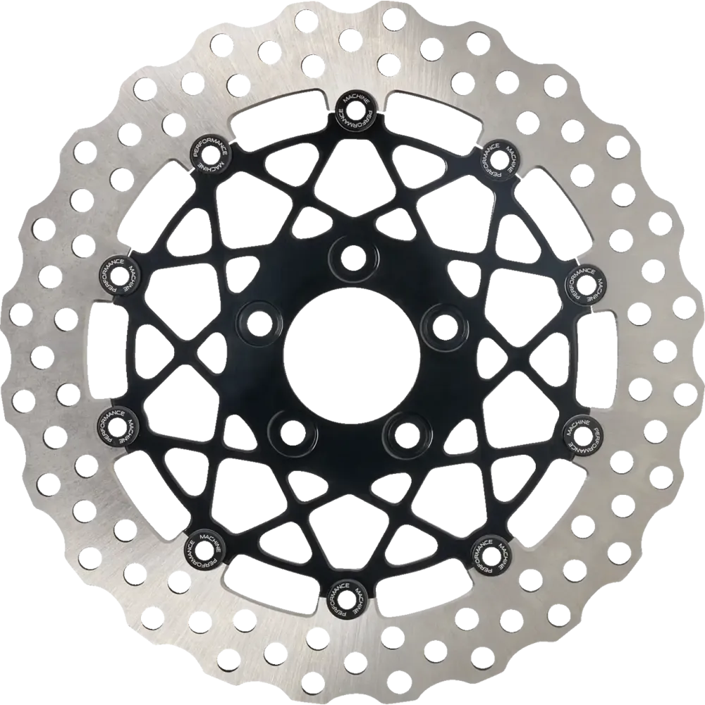 Disco de freno — 320 mm, 5 orificios, negro anodizado