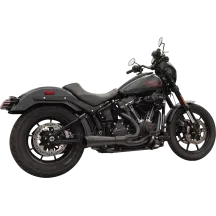 2-into-1 The Ripper Exhaust System — 2-into-1 system, Black, 18 mm oxygen sensor