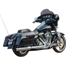 Swindler Exhaust Conversion Kit 2-into-1 — Outer diameter 4-1/2" (11.5 cm), Right-side mounting