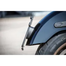 Adaptador de montaje para matrícula — HD, negro mate