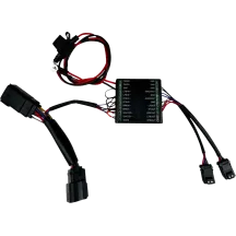 Aislador de carga dinámico — 30 A totales, 5 A por salida, 10 A por accesorio, 63 × 63 × 18.5 mm, Harley Davidson®