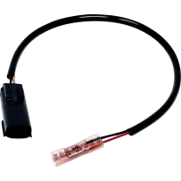 Arnés para puerto de alimentación — 12 V, 30 cm (12\"), negro, para Harley Davidson®