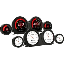 HD-03X | Juego de indicadores TFT — 95 mm × 70 mm × 51 mm, negro