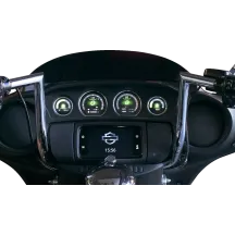 HD-03X | Juego de indicadores TFT — 95 mm × 70 mm × 51 mm, negro