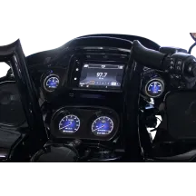 HD-03X | Juego de indicadores TFT — 95 mm × 70 mm × 51 mm, negro