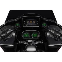 HD-03X | Juego de indicadores TFT — 95 mm × 70 mm × 51 mm, negro