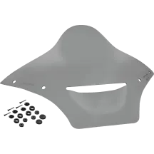 BRL Race Bubble Vented Windshield — 4" height, 3 mm thickness, Black Smoke