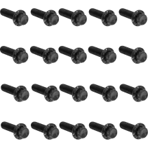 Rocker Box 12-Point Titanium Bolt Kit — Black