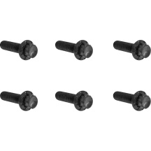 Transmission Top Cover Titanium 12-Point Bolt Kit — Black