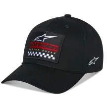 Matrix Snapback Hat — One Size, Black