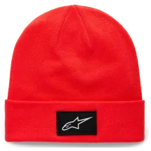 Gorro Augment con dobladillo — Talla única, Rojo, Ajuste elástico