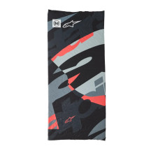 BUFF® Mogress Tubo de Cuello — Talla única, Negro, Rojo fluorescente