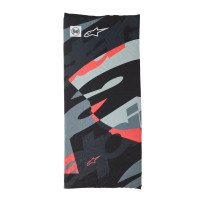 BUFF® Mogress Neck Tube — One Size, Black, Fluorescent Red
