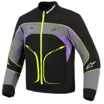 Chaqueta Unite — 2XL, Hombre, Violeta/Negro/Gris/Verde fluorescente